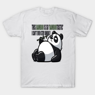 Sleepy Panda - The Bambootastic Nap Enthusiast T-Shirt